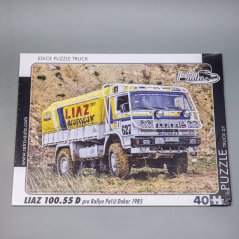 Puzzle LIAZ 100.55 D pro Rallye Paříž-Dakar 1985